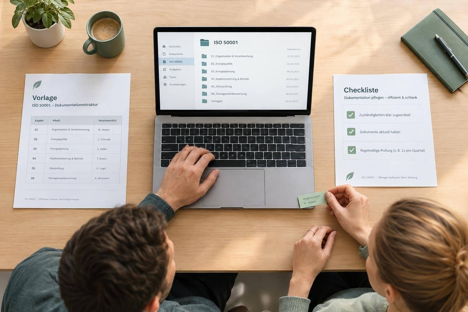 ISO 50001: Dokumentation mit wenig Personal pflegen