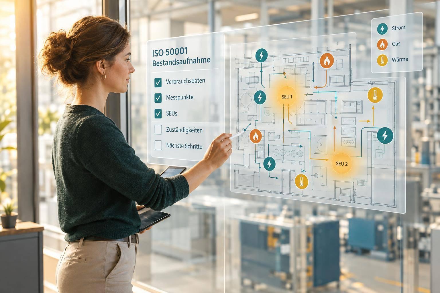 ISO 50001: Checkliste für die erste Bestandsaufnahme